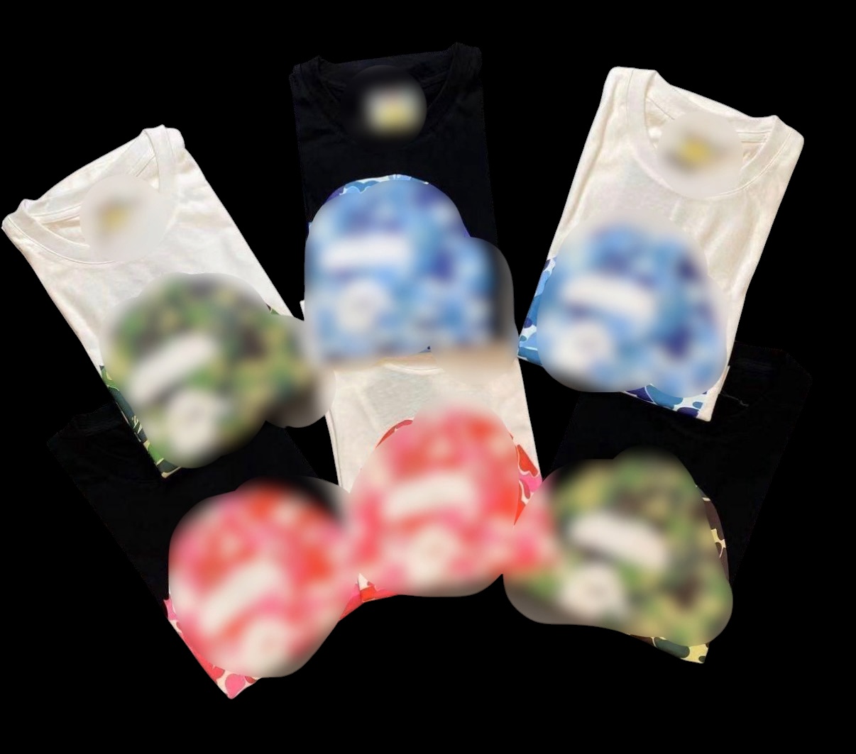 B*PE Camo Tees